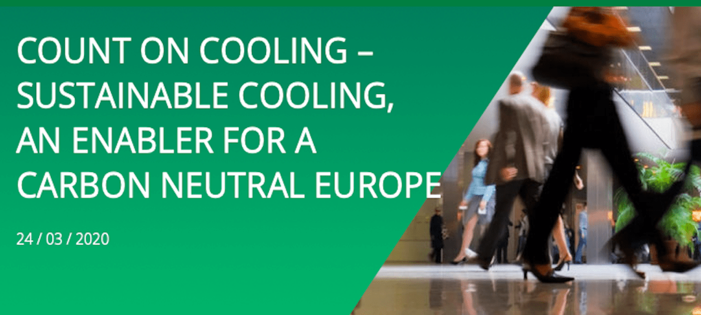 COUNT ON COOLING – Sustainable Cooling, an Enabler for a Carbon Neutral Europe