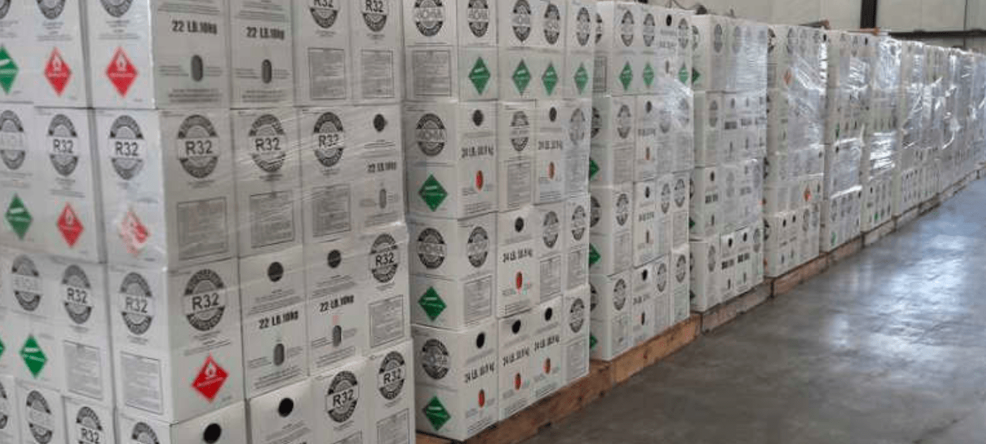 Customs seize 14 tonnes of illegal HFC in Rotterdam