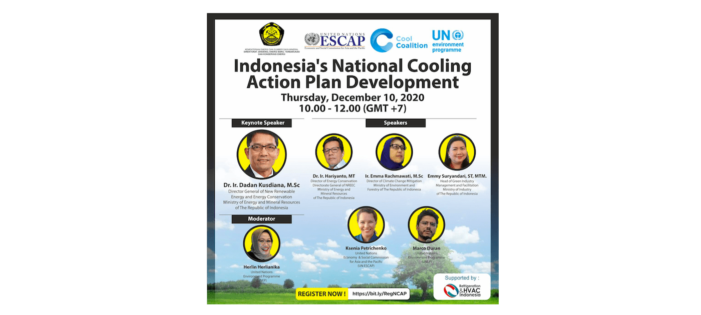 Kick-Off Virtual Meeting: Indonesia's National Cooling Action Plan Development