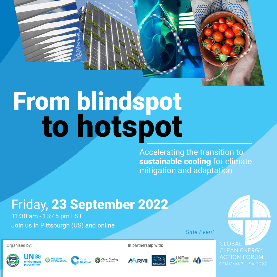 From blindspot to hotspot: accelerating the transition to sustainable cooling for climate mitigation and adaptation