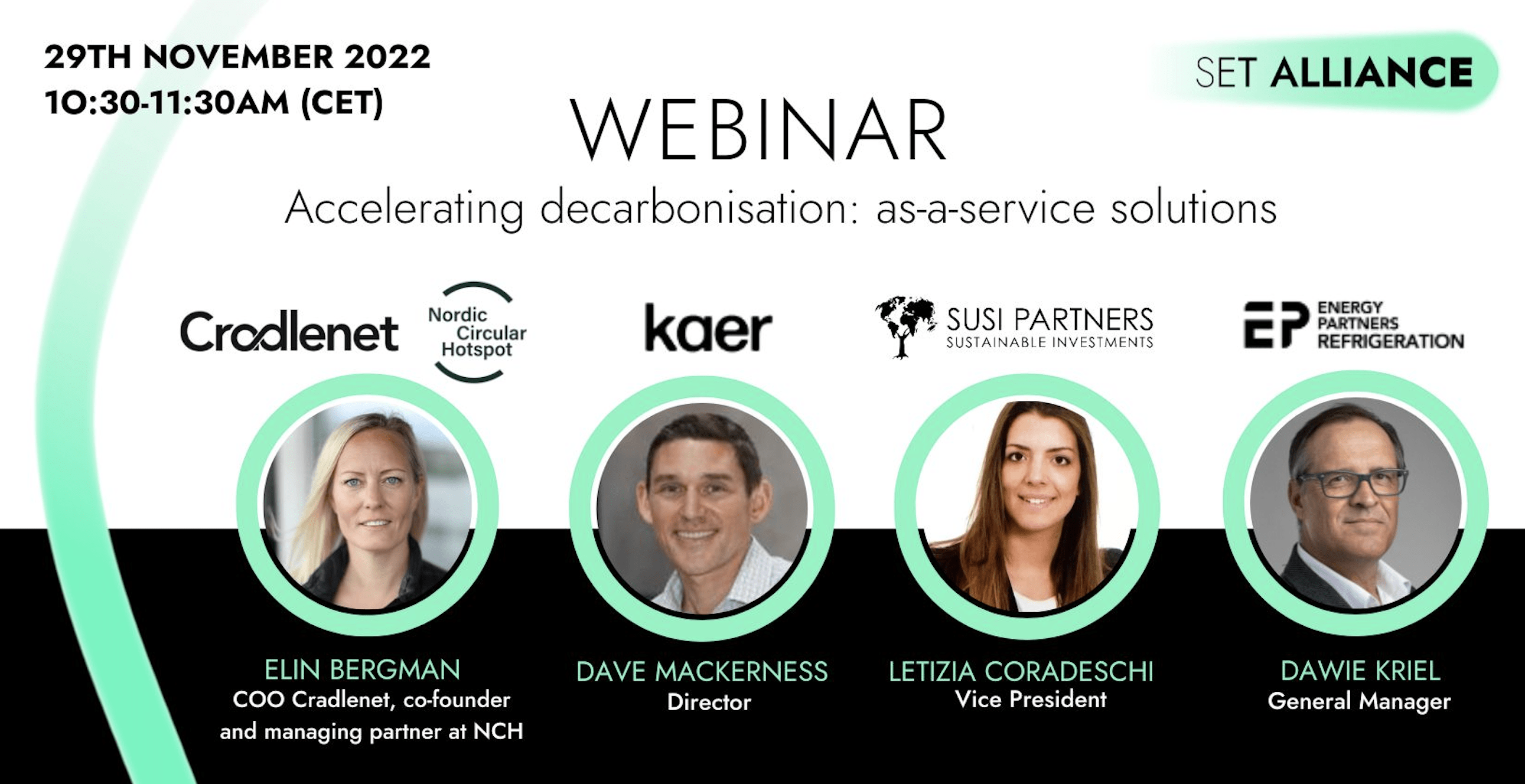 SET Alliance Webinar - Accelerating decarbonisation: as-a-service solutions